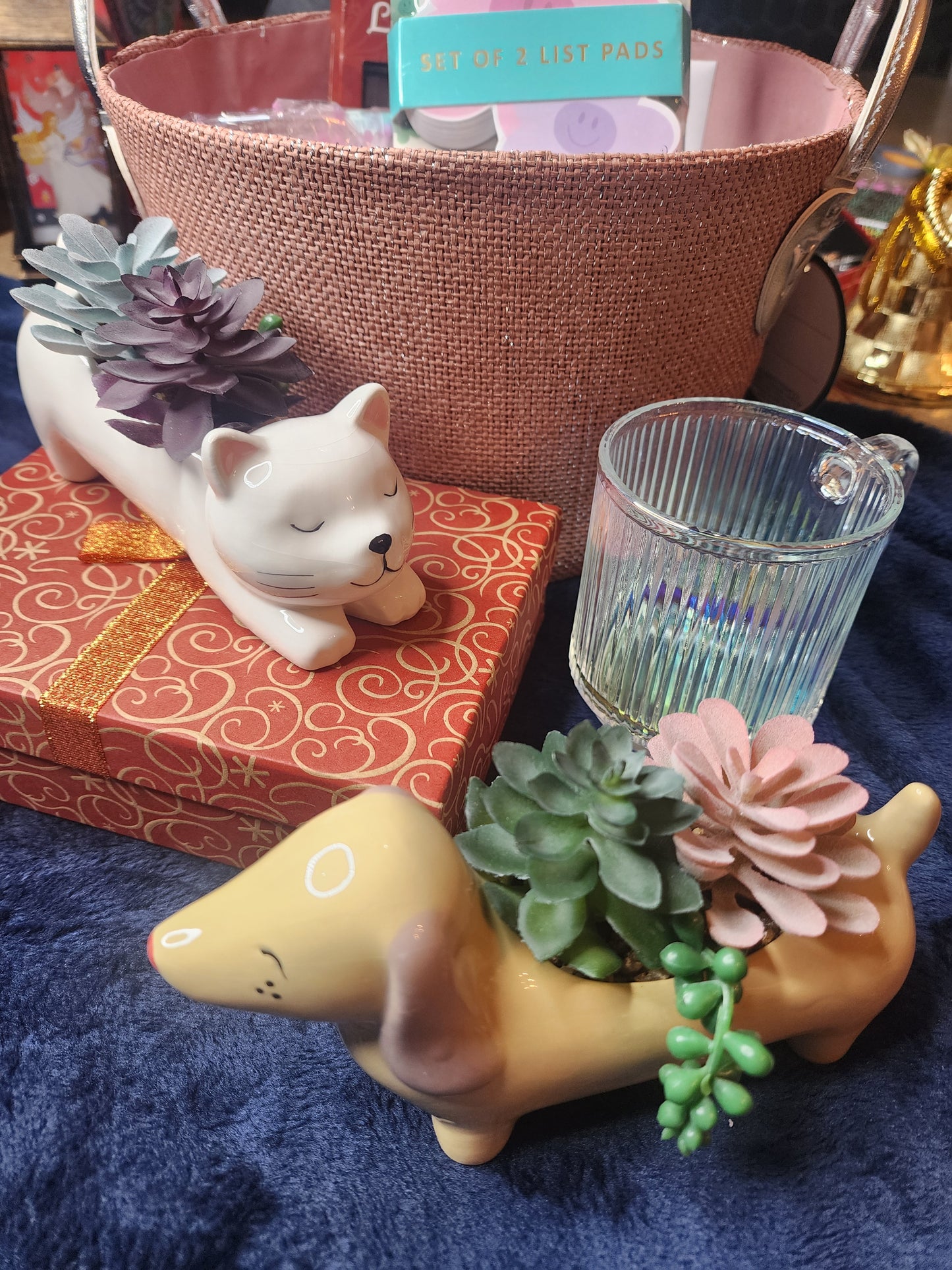 Hilda Beloved's Holiday Office Décor Gift Basket- Pet edition