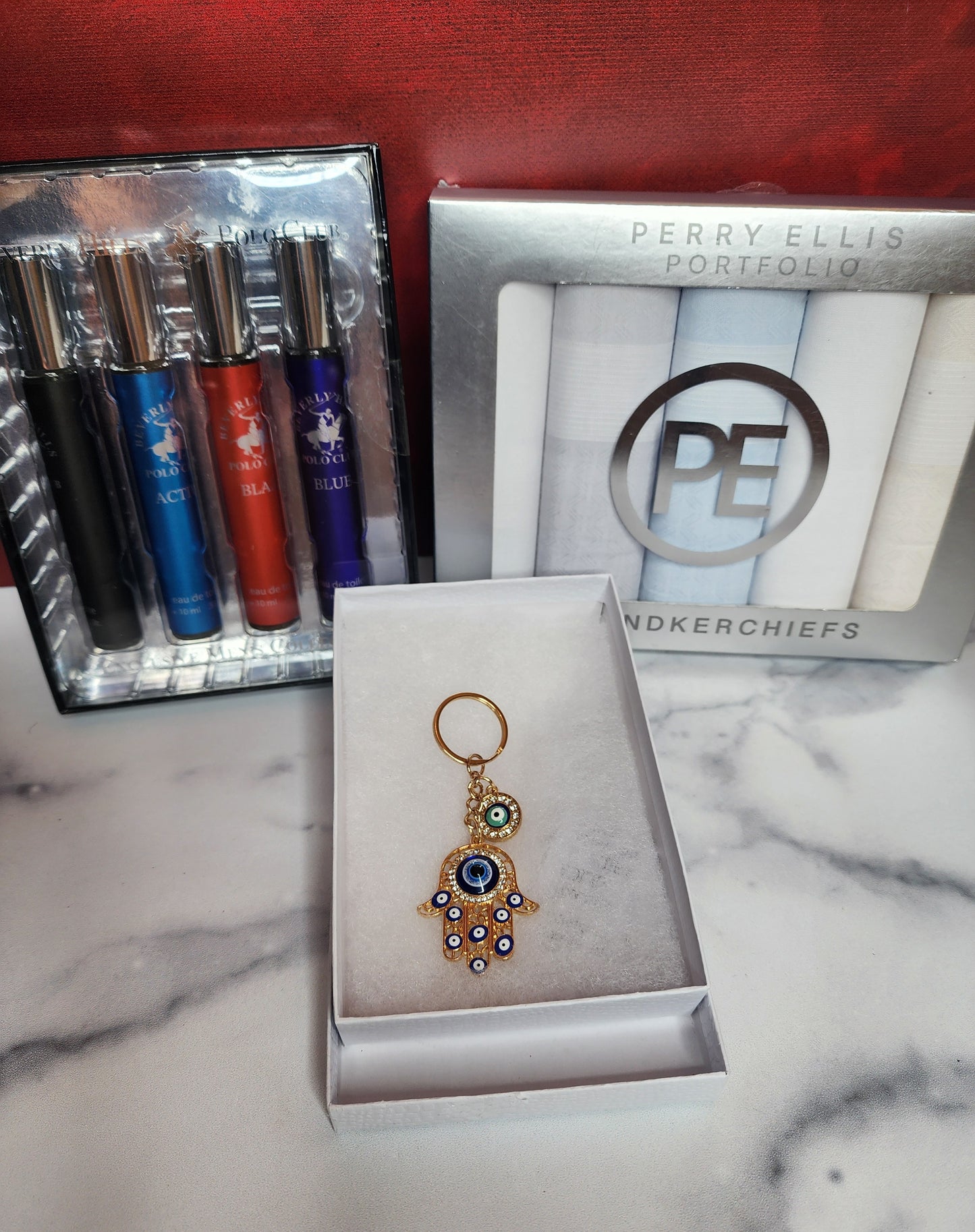Evil eye keychain