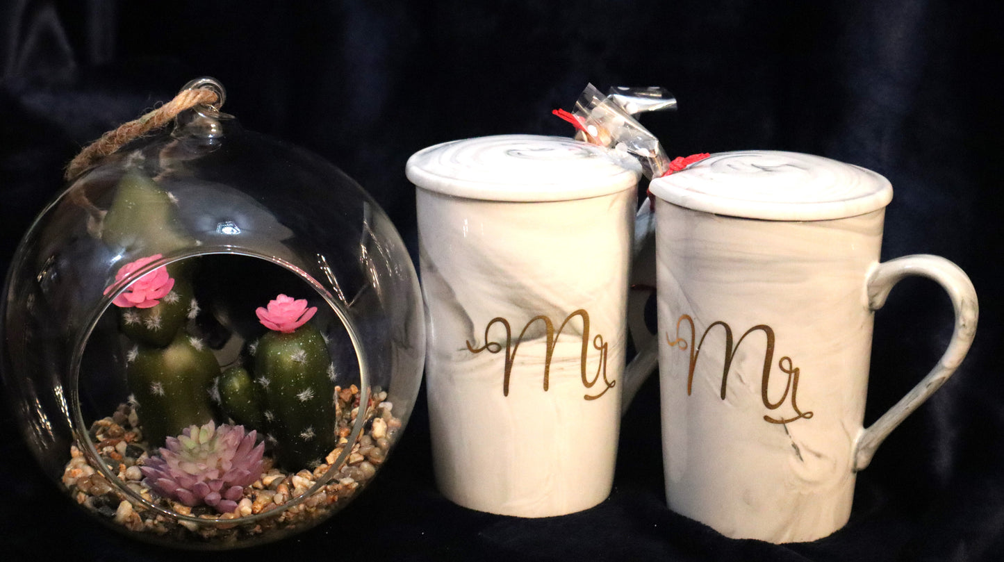 Cozy Duo Décor Gift Basket - Him & His Edition