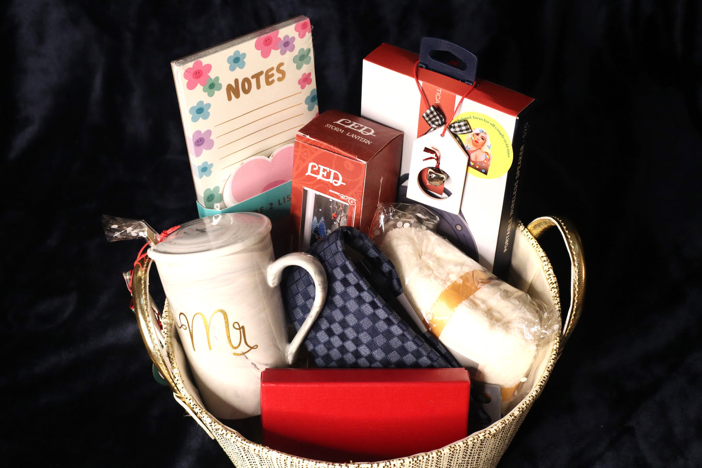 Cozy Duo Décor Gift Basket - Him & His Edition