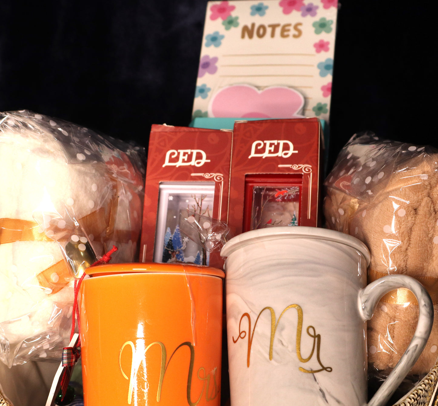 Cozy Holiday Office Décor Gift Basket