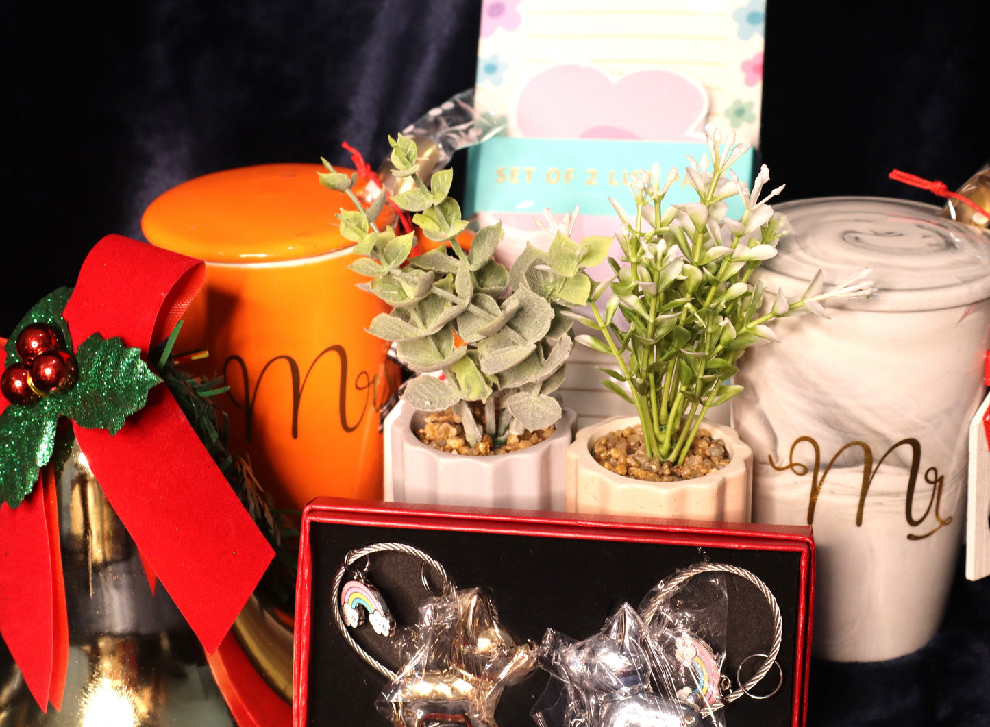 Cozy Holiday Office Décor Gift Basket