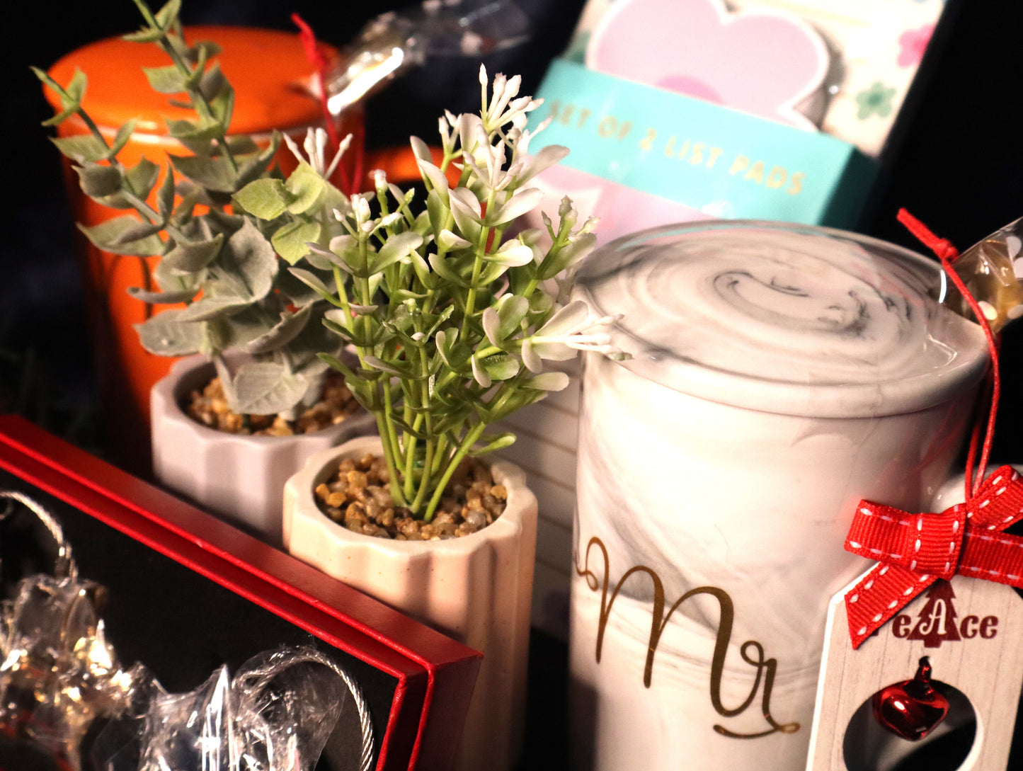 Cozy Holiday Office Décor Gift Basket