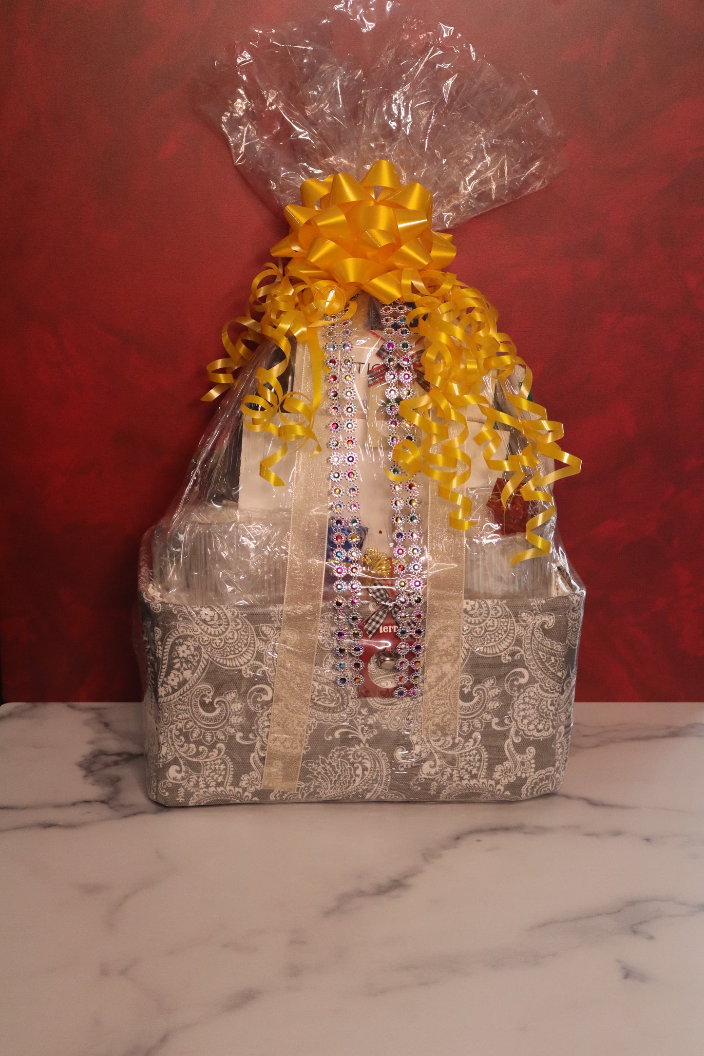 925 Sterling Silver Italian Couple gift basket