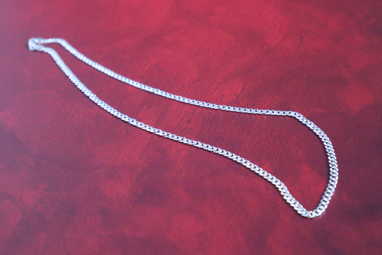 925 Sterling Silver Italian Curb Link Chain