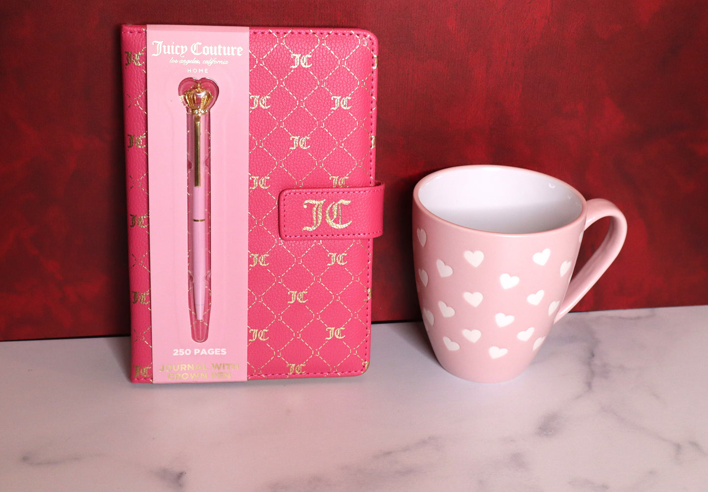 JC Journal with Crown Pen – 250 Pages | Luxe Gift Set
