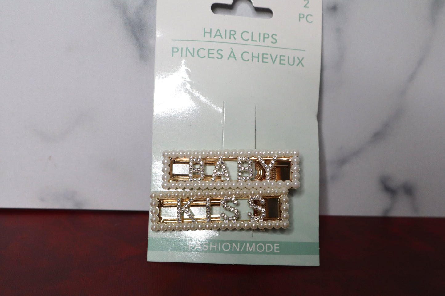 BABY & KISS Pearl Hair Clip Set