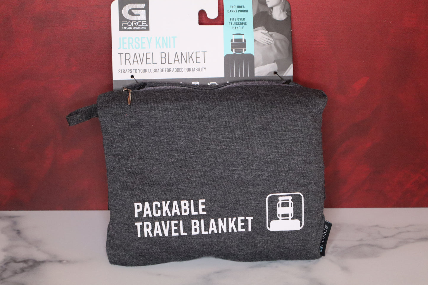 Jersey Knit Travel Blanket