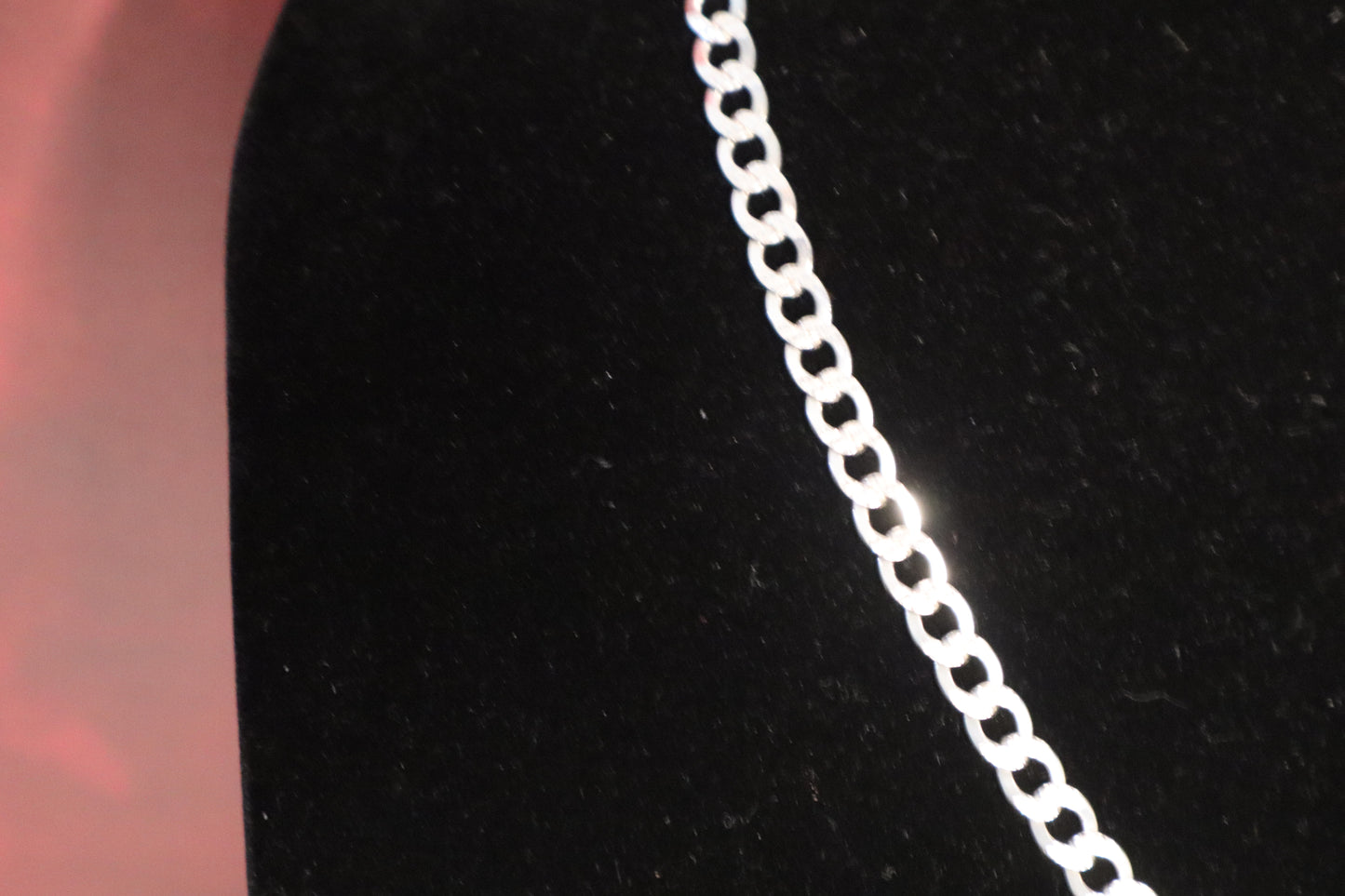 150 Gauge Silver Curb Chain – 24 inches