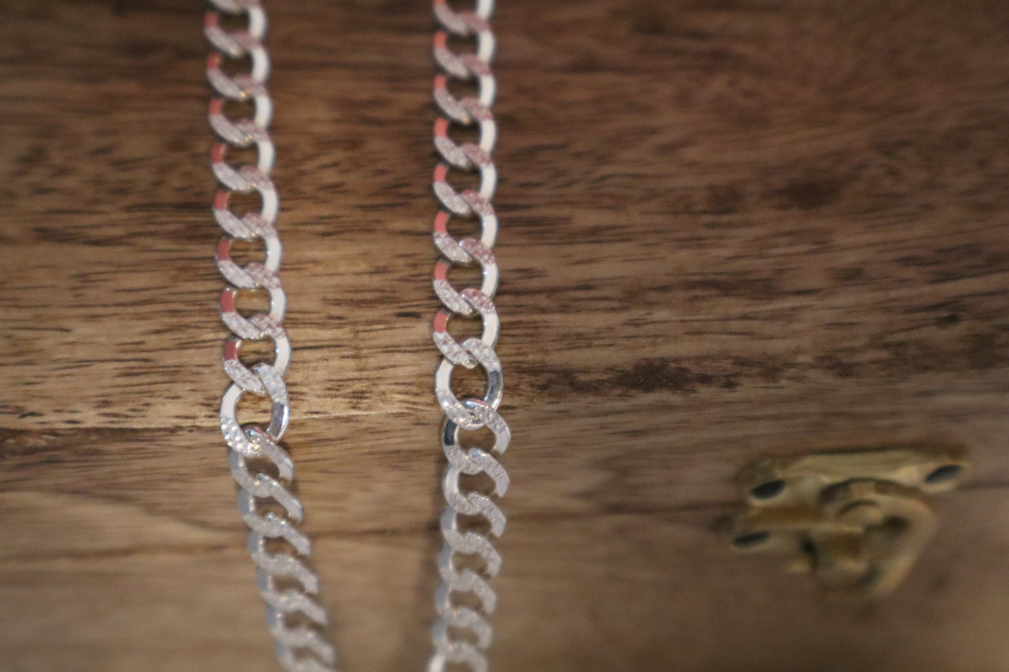 150 Gauge Silver Curb Chain – 24 inches