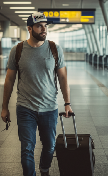 PGA TOUR CAP-TRAVEL GIFT FOR HIM