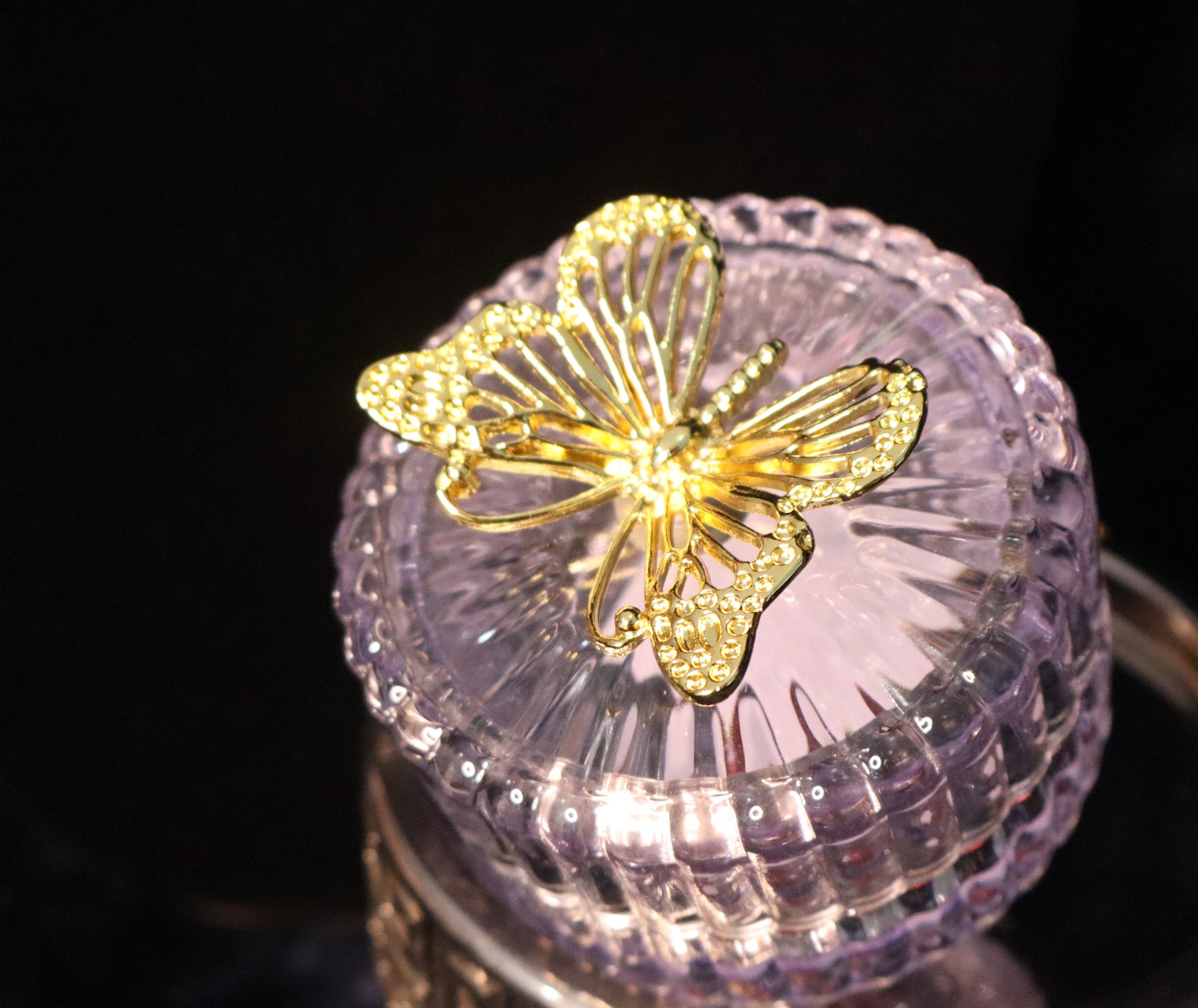 Clear jewelry box