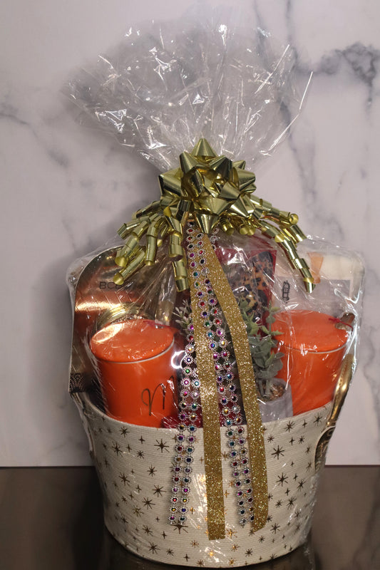Cozy Duo Décor Gift Basket - She and Her edition
