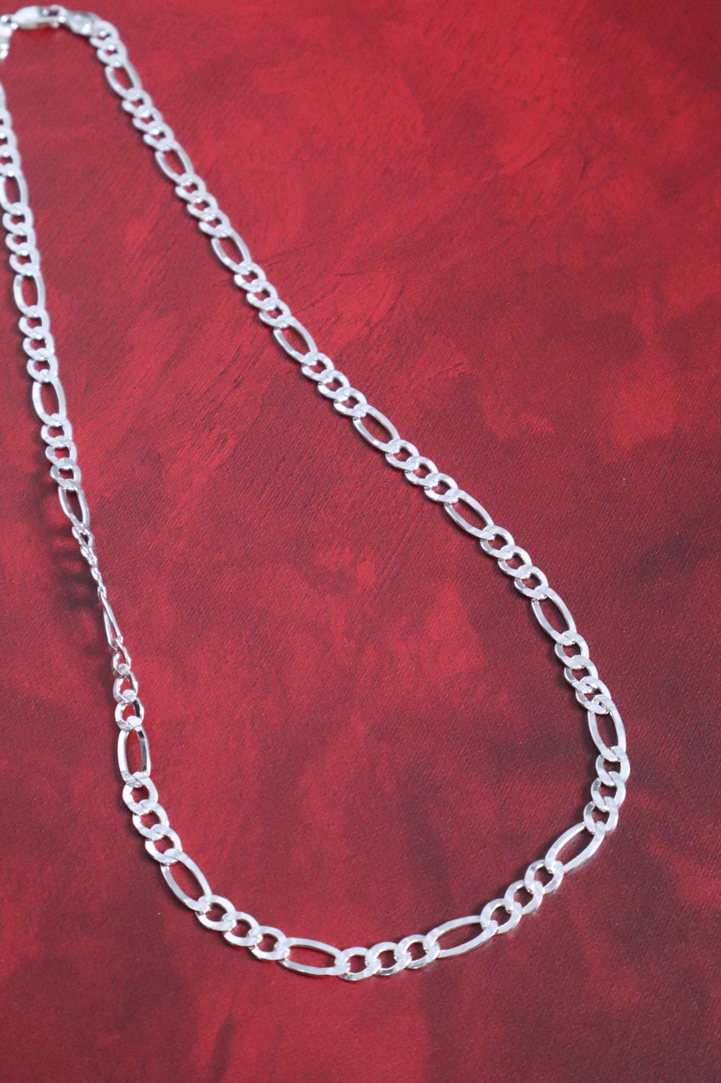 925 Light Figaro Sterling Silver Chain