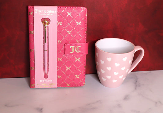 JC Journal with Crown Pen – 250 Pages | Luxe Gift Set