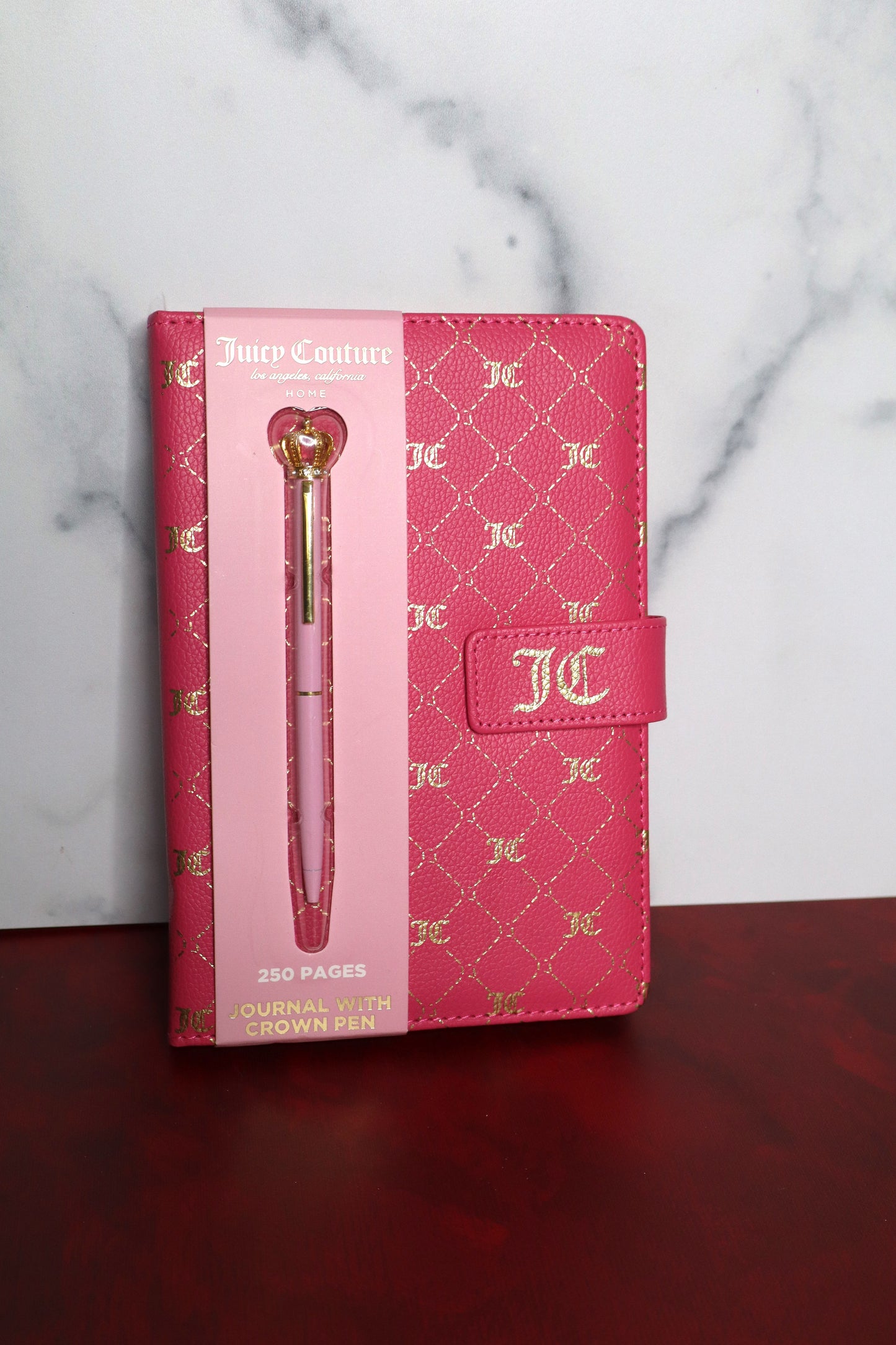 JC Journal with Crown Pen – 250 Pages | Luxe Gift Set