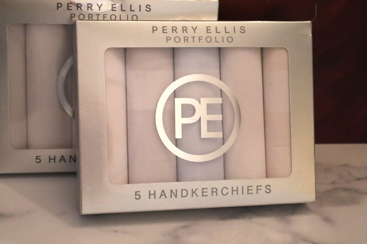 5-piece Perry Ellis handkerchief set