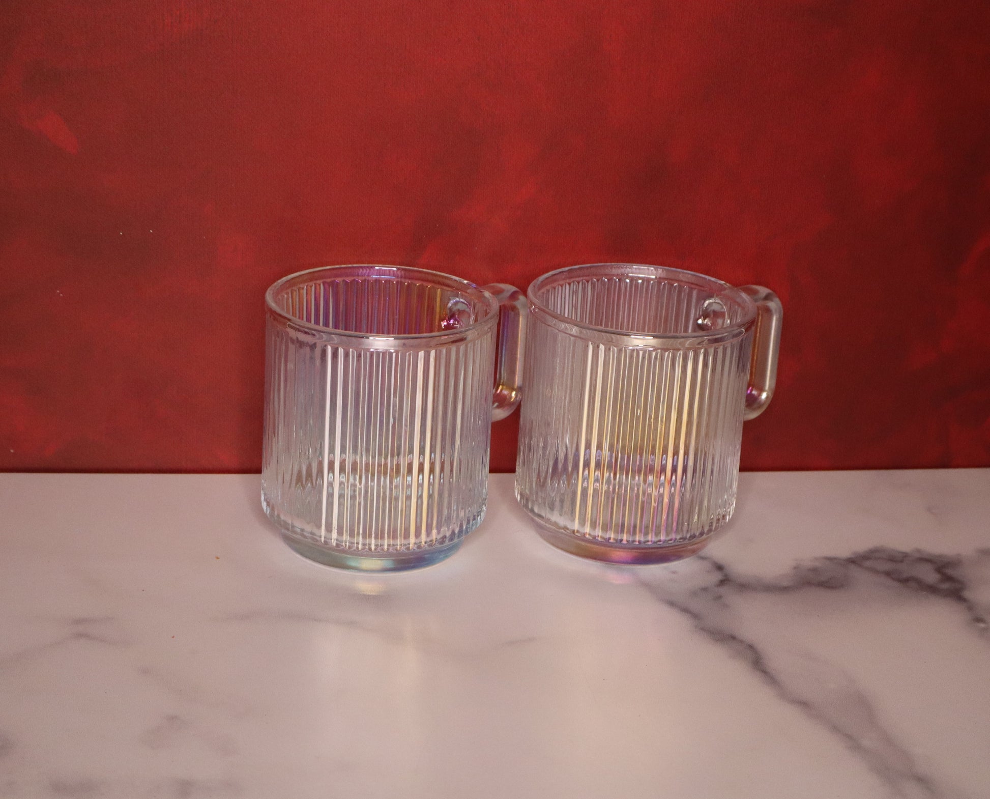 Clear mug set 