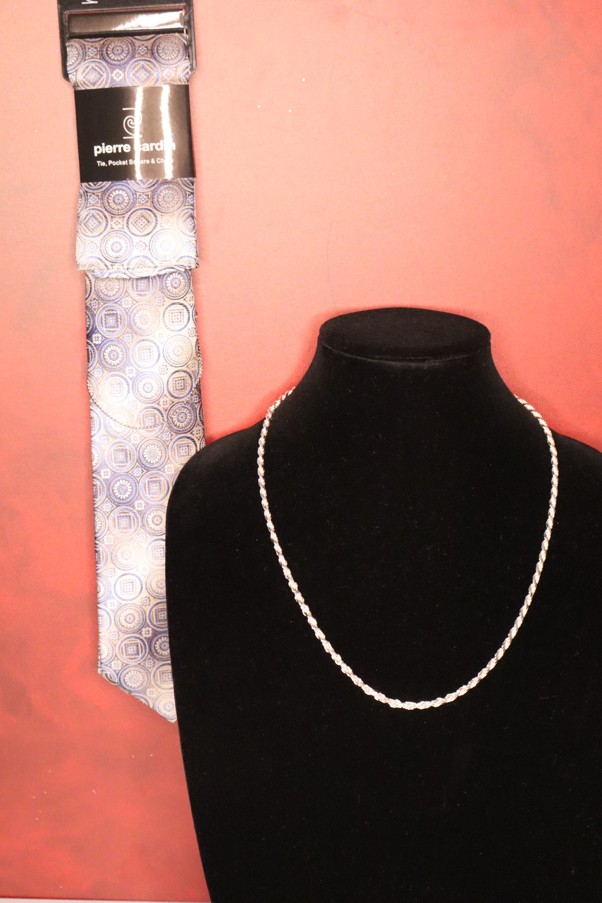 3.75mm Sterling Silver Rope Chain-gift bundle for him