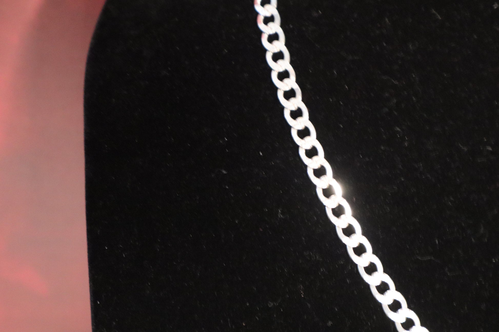 150 Gauge Silver Curb Chain – 24 inches
