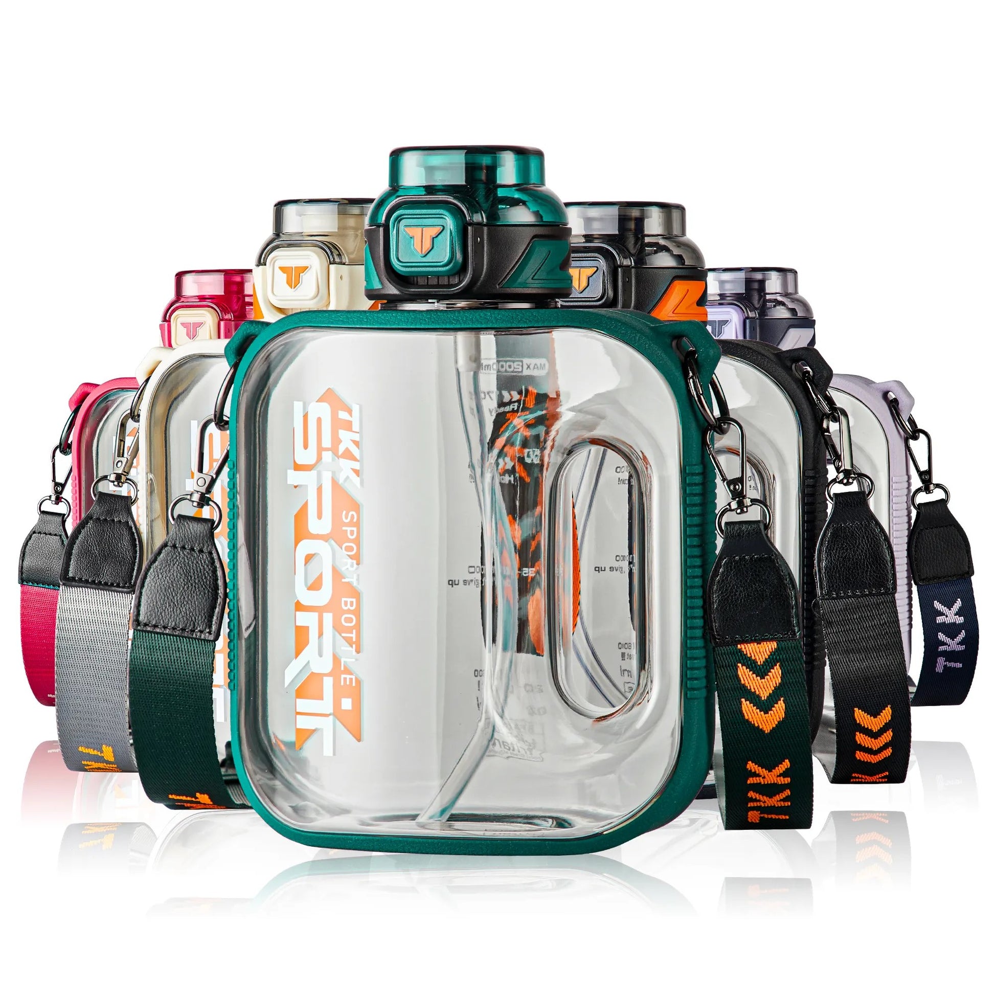 Sport Eco-Friendly Tritan Plastic Water Bottle. Gifts for him.